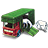 Horse Box With Two Horses Icon 48x48 png